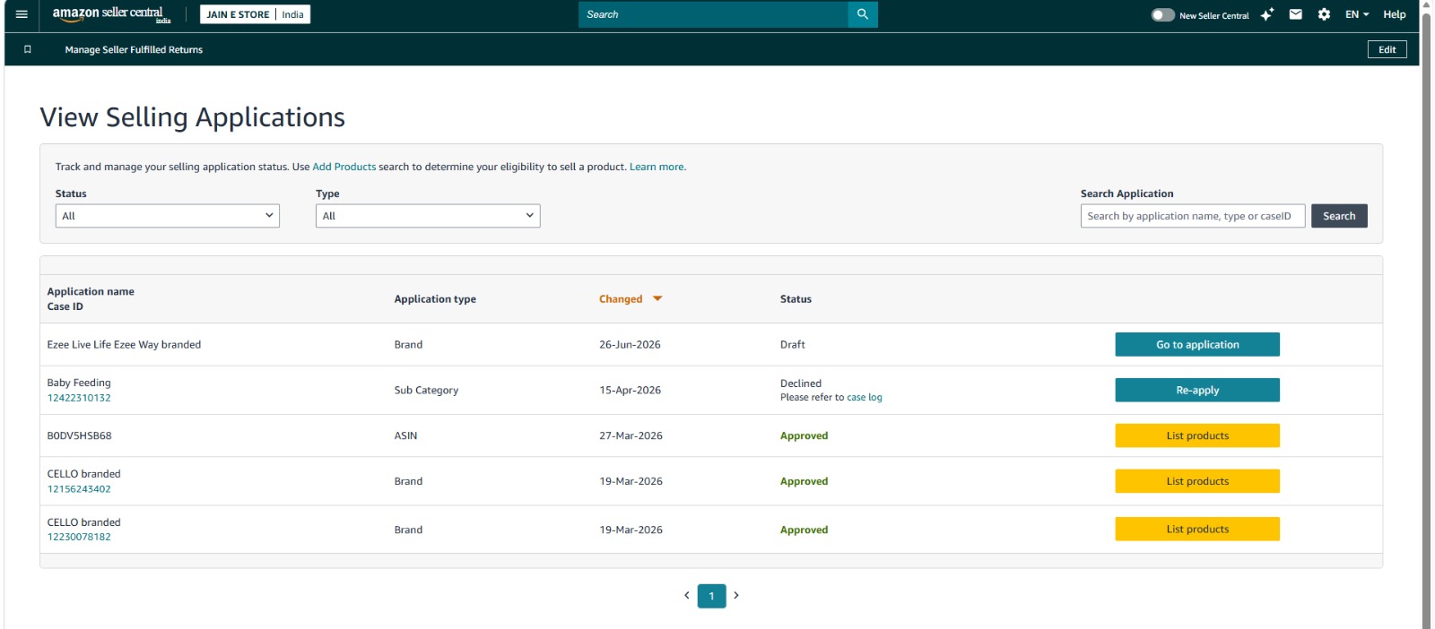 Ads Performance report screenshot